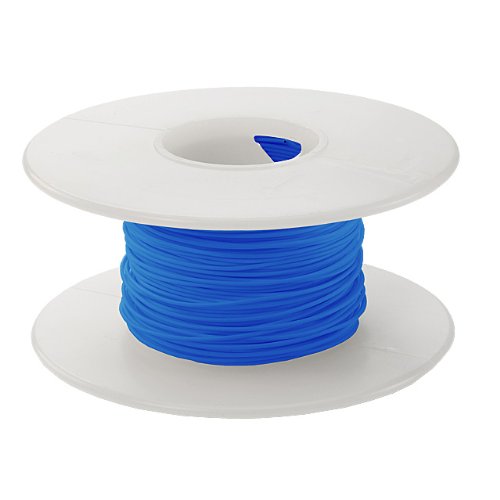 0811490012424 - JONARD R30B-0100 KYNAR INSULATED SILVER PLATED COPPER WIRE, 30 AWG WIRE SIZE, 0.0195 INSULATION DIAMETER, 100' LENGTH, BLUE