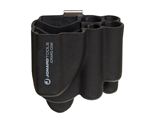 0811490016323 - JONARD TOOLS BLACK TOOL POUCH, PLASTIC, FITS BELTS UP TO (IN.) : 3 MODEL: H-85