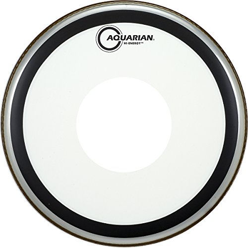0811501030478 - AQUARIAN DRUMHEADS HE14 HI-ENERGY 14-INCH SNARE DRUM HEAD, WITH DOT