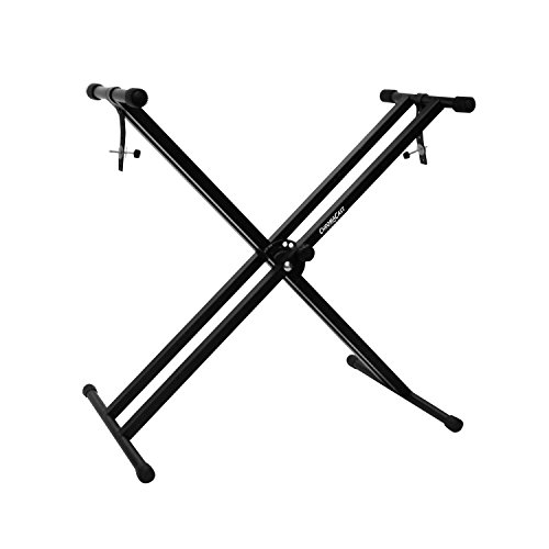 0811501038573 - CHROMACAST CC-KSTAND DOUBLE BRACED X-STYLE PRO SERIES KEYBOARD STAND WITH LOCKING STRAPS