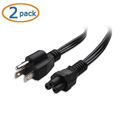 0081159817381 - CABLE MATTERS 2-PACK HEAVY-DUTY LAPTOP POWER CORD IN 3 FEET (NEMA 5-15P TO IEC C5)