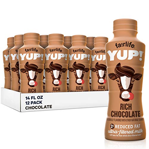 0811620020428 - FAIRLIFE YUP! LOW FAT, ULTRA-FILTERED MILK, RICH CHOCOLATE FLAVOR, ALL NATURAL FLAVORS (PACKAGING MAY VARY), 14 FL OZ, 12 COUNT