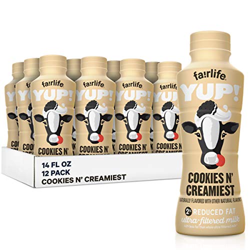 0811620022361 - FAIRLIFE YUP! LOW FAT ULTRA-FILTERED MILK, COOKIES & CREAMIEST, 12 COUNT