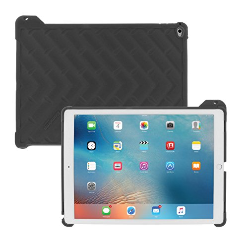 0811625028078 - GUMDROP CASES - APPLE IPAD PRO - DROP TECH - BLACK - SILICONE - RUGGED SHOCK ABSORBING PROTECTIVE DUAL LAYER COVER CASE