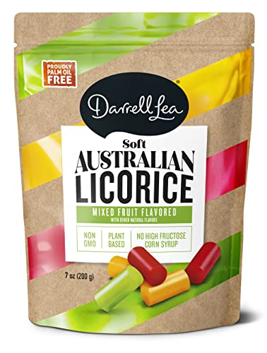 0811737089318 - DARRELL LEA MIXED FLAVOR SOFT AUSTRALIAN MADE LICORICE 7OZ BAG - NON-GMO, PALM OIL FREE, NO HFCS, VEGAN-FRIENDLY & KOSHER | MADE IN SMALL BATCHES WITH ETHICALLY-SOURCED, QUALITY INGREDIENTS