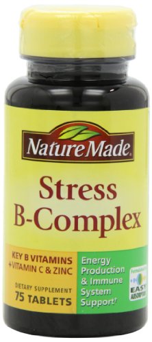 0811749783006 - NATURE MADE STRESS B COMPLEX WITH ZINC TABLETS, 75 COUNT