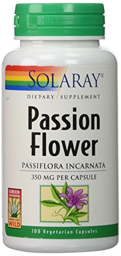 0811761573692 - SOLARAY - PASSION FLOWER, 350 MG, 100 CAPSULES