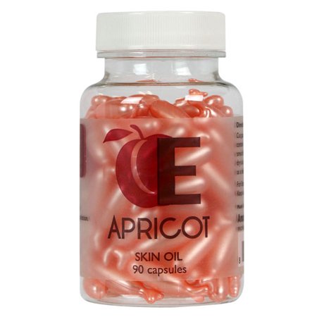 0811837019659 - APRICOT - SKIN OIL CAPSULES BY EASY COMFORTS 90 CAPSULES AMAZING SHINE NAILS