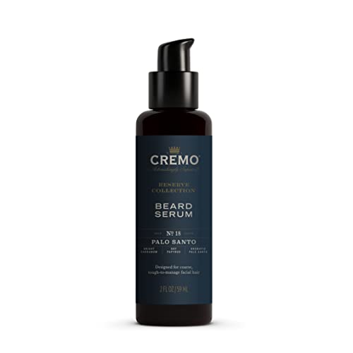 0811847035335 - CREMO BEARD SERUM, PALO SANTO RESERVE COLLECTION - RESTORES MOISTURE, SOFTENS AND REDUCES BEARD ITCH FOR ALL LENGTHS OF FACIAL HAIR, 2 FLUID OUNCES