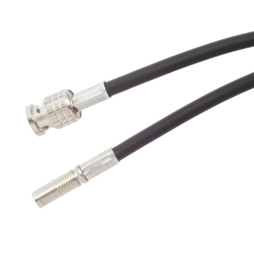 0811887013911 - DIN TO BNC 3G/6G HD SDI CABLE, HIGH FLEX, BLUE JEANS CABLE BRAND, BLACK, 5 FOOT