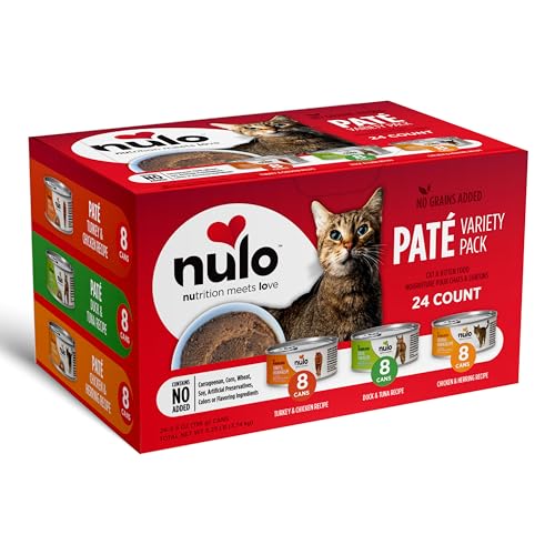 0811939026463 - NULO FREESTYLE PATE GRAIN-FREE WET CAT AND KITTEN FOOD, VARIETY PACK - TURKEY, DUCK, & CHICKEN, 5.5 OZ, 24 COUNT