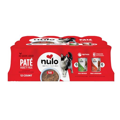0811939026494 - NULO FREESTYLE PATE GRAIN-FREE WET CAT AND KITTEN FOOD, VARIETY PACK, 12.5 OZ, 12 COUNT