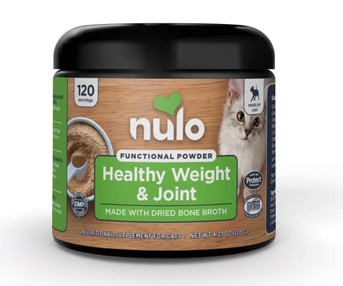 0811939028528 - NULO FUNCTIONAL POWDER HEALTHY WEIGHT AND JOINT CAT SUPPLEMENT, MADE WITH GLUCOSAMINE & PROBIOTICS, 120 SERVINGS