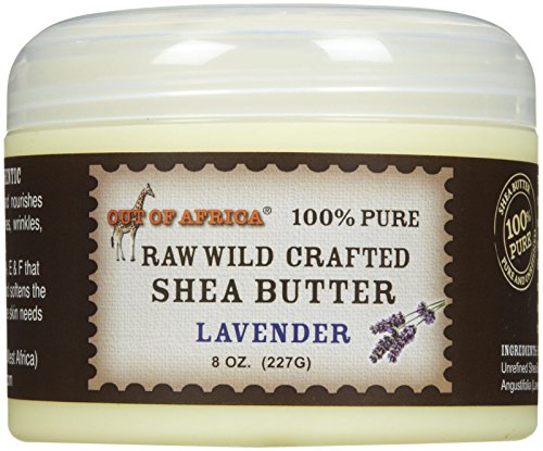 0811966011760 - RAW WILD CRAFTED SHEA BUTTER-LAVENDER-8 OZ