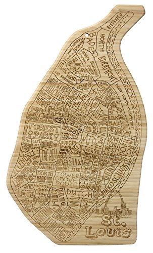 0811988027312 - TOTALLY BAMBOO CITY LIFE SERVING BOARD, ST. LOUIS, 100% BAMBOO BOARD FOR SERVING AND ENTERTAINING