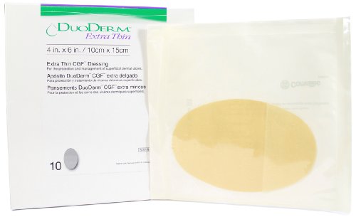 0812082811456 - DUODERM 187902 - EXTRA THIN OVAL WOUND DRESSING 4 X 6 - BOX OF 10