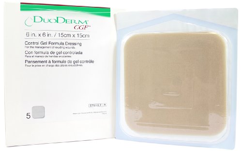 0812082811463 - CONVATEC 187661 - DUODERM CGF STERILE SELF ADHERENT WOUND DRESSING - 6 X 6 - BOX OF 5