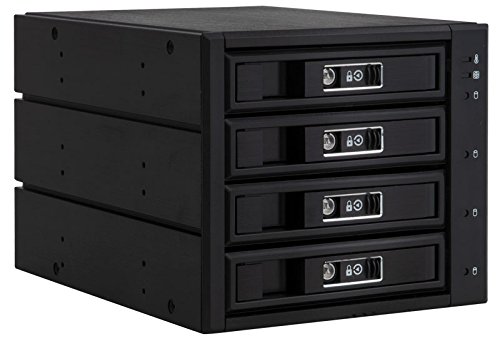 0812348012924 - KM-4000 3.5 AND 2.5 INCH 4 BAY MOBILE RACK