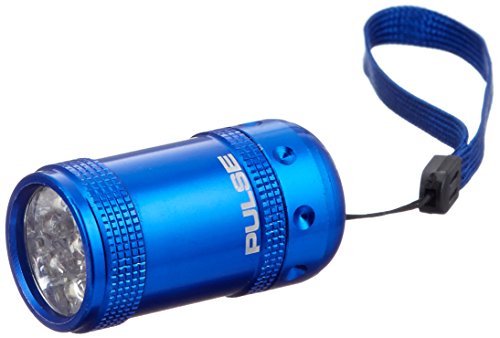 0812436019156 - LUX-PRO PS134-BL 45 LM PULSE 9-LED SHORTY FLASHLIGHT WITH 5 H RUNTIME AND 2X2032 BATTERIES INCLUDED, BLUE