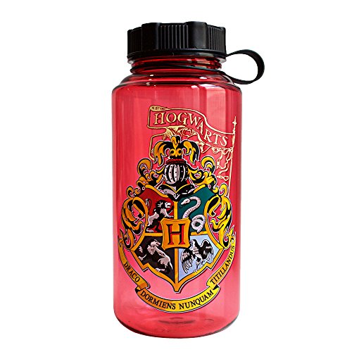 0812494029418 - WARNER BROTHERS HP0119 SILVER BUFFALO HARRY POTTER MOVIE HOGWARTS SHIELD WITH FLAG CHUGGER WATER BOTTLE, 1000ML, MULTICOLOR