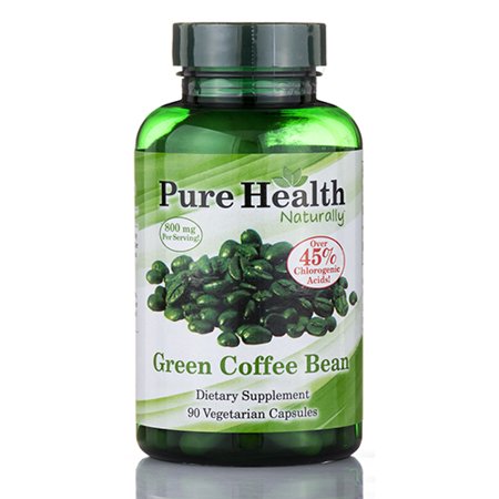 0812711012438 - PURE HEALTH GREEN COFFEE BEAN EXTRACT - 800 MG CAPSULES - 90 CAPSULES
