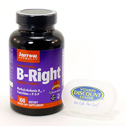 0812732027633 - BUNDLE - 2 ITEMS: 1 BOTTLE OF B-RIGHT BY JARROW 100 CAPSULES AND 1 VDC PILL BOX