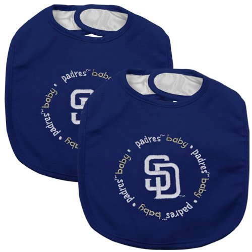 0812799010135 - BABY FANATIC TEAM COLOR BIBS, SD PADRES, 2-COUNT