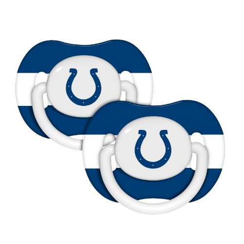 0812799011712 - BABY FANATIC NFL INDIANAPOLIS COLTS BABY FANATIC 2-PACK PACIFIERS