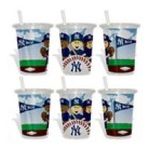 0812799016212 - NEW YORK YANKEES SIP AND GO CUPS (PACK OF 6)