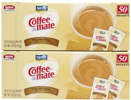 0812988008899 - COFFEE MATE INDIVIDULE CREAM PACKETS 20-BOXES OF 50-INDIVIDULE PACKS (SPECIAL CLUB PACK)