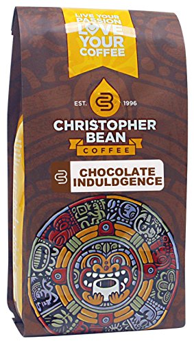 0812988021690 - CHRISTOPHER BEAN COFFEE DECAFFEINATED WHOLE BEAN FLAVORED COFFEE, CHOCOLATE INDULGENCE, 12 OUNCE
