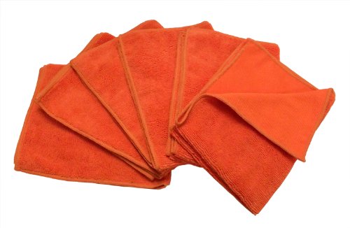 0813020013482 - SHAXON ULTRA ABSORBENT 2-IN-1 MICROFIBER CLEANING CLOTH (SHX-MFC216OR-S)