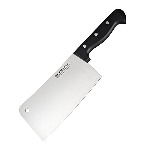 0813046024622 - COOK N HOME MULTI PURPOSE CHINESE CHEF KNIFE HEAVY DUTY CHOPPER CLEAVER BUTCHER, 7, STAINLESS STEEL