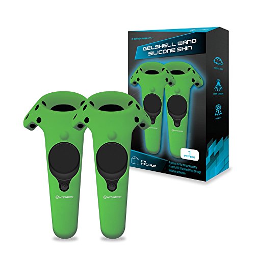 0813048018162 - HYPERKIN GELSHELL CONTROLLER SILICONE SKIN FOR HTC VIVE (GREEN) (2-PACK)
