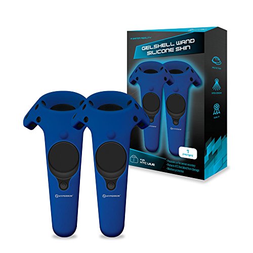 0813048018179 - HYPERKIN GELSHELL CONTROLLER SILICONE SKIN FOR HTC VIVE (BLUE) (2-PACK)