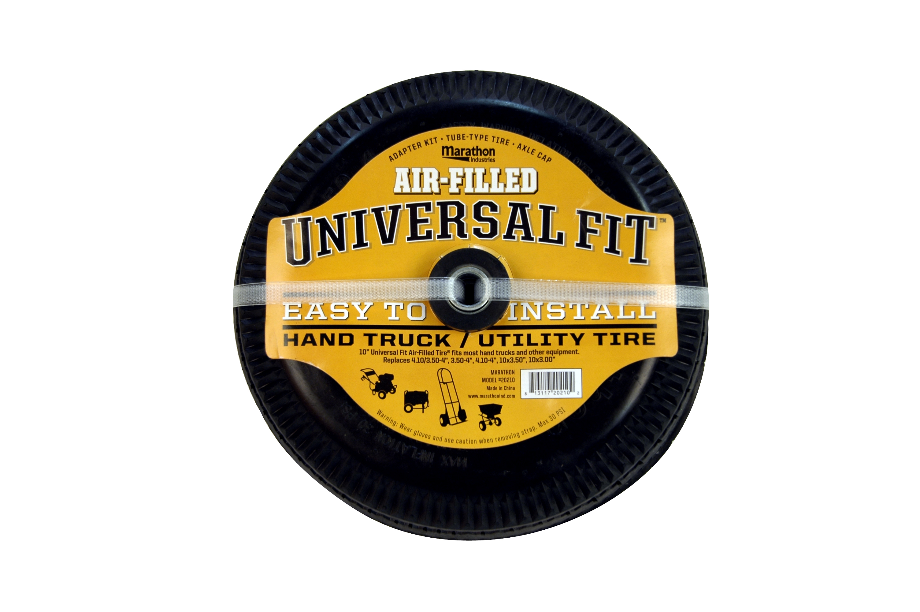 0813117202102 - 10 IN. UNIVERSAL AIR-FILLED TIRE