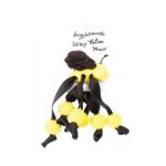 0813168012262 - WILEY THE BEE DOG TOY SMALL