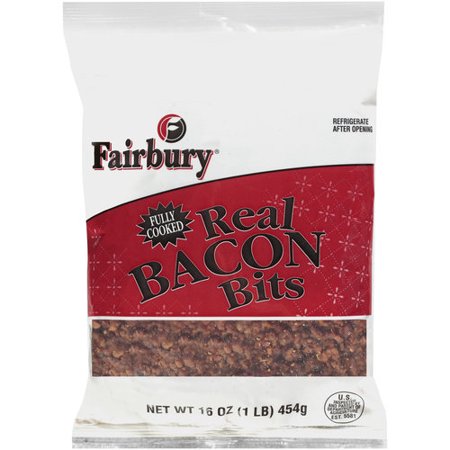 0813176010991 - 16OZ FAIRBURY REAL BACON BITS, FULLY COOKED (PACK OF 1)
