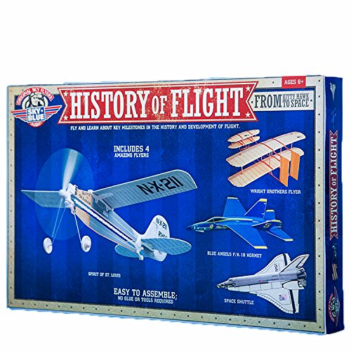 0813268014098 - BE AMAZING! TOYS SKY BLUE FLIGHT HISTORY OF FLIGHT MODEL KIT