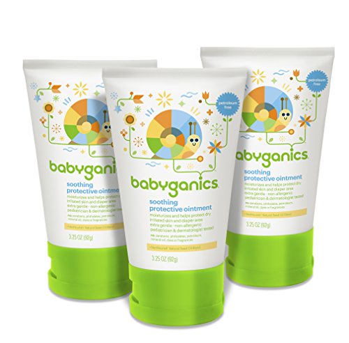 0813277014140 - BABYGANICS NON-PETROLEUM SOOTHING PROTECTIVE OINTMENT, 3.25OZ TUBE (PACK OF 3)