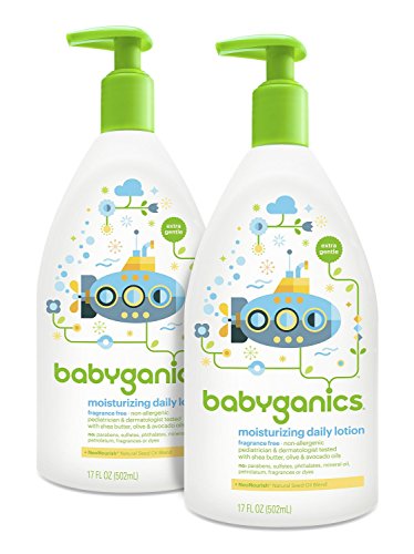 0813277015055 - BABYGANICS DAILY BABY LOTION, FRAGRANCE FREE, 17 OUNCE (PACK OF 2)