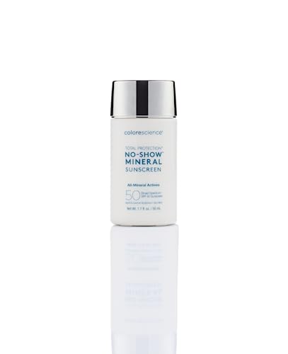 0813419027854 - COLORESCIENCE TOTAL PROTECTION NO-SHOW MINERAL SUNSCREEN SPF 50, 1.7OZ, 100% INVISIBLE ALL-MINERAL SUNSCREEN FOR ALL SKIN TONES & TYPES