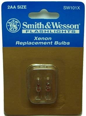 0813581001010 - SMITH & WESSON XENON 2.4V, 1.00 AMPS REPLACEMENT BULB 2 PACK - 2AA