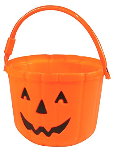 0813586012158 - TRICK OR TREAT BUCKET WITH LIGHT UP HANDLE