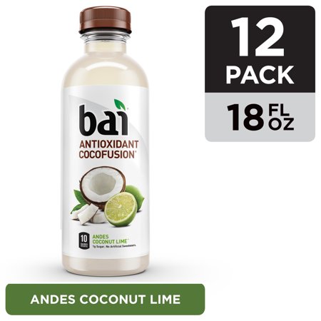 0813694023503 - BAI COCO FUSIONS ANTIOXIDANT INFUSED BEVERAGE, ANDES COCONUT LIME, 18 OUNCE (PACK OF 12)