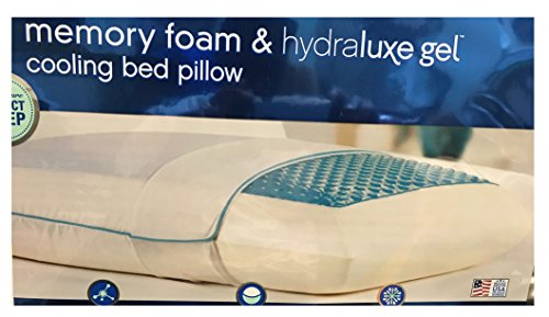 comfort revolution memory foam & hydraluxe cooling bed pillow