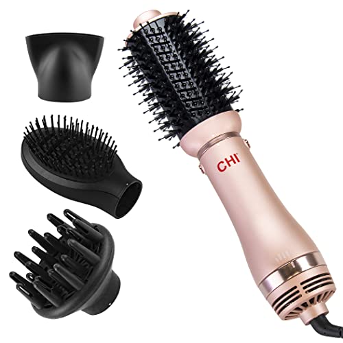 0813843043727 - CHI VOLUMIZER 4-IN-1 BLOWOUT BRUSH, ROSE GOLD