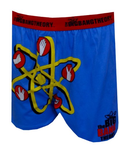 0813970020882 - THE BIG BANG THEORY ROCK PAPER SCISSORS BOXER SHORTS FOR MEN (SMALL)
