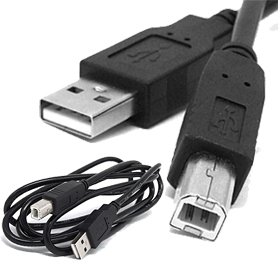 0813995019687 - IMPORTER520 BLACK 10 FT HI-SPEED USB 2.0 PRINTER SCANNER CABLE TYPE A MALE TO TYPE B MALE FOR HP, CANON, LEXMARK, EPSON, DELL