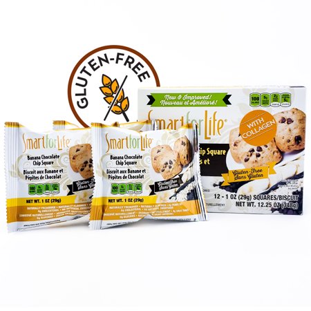 0814032011237 - SMART FOR LIFE COOKIE DIET 7 DAY MEAL REPLACEMENTS GLUTEN-FREE BANANA CHOCOLATE CHIP (7 DAYS)